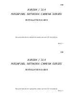 Preview for 1 page of Avtech AVN304 Installation Manual