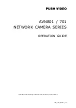 Предварительный просмотр 1 страницы Avtech AVN801 Operation Manual