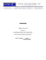 Avtech AVRF-4A-B Instructions Manual предпросмотр