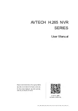 Preview for 1 page of Avtech H.265 NVR User Manual