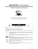 Avtech IR Done Camera User Manual предпросмотр