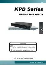 Preview for 1 page of Avtech KPD Series Manual