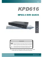 Avtech KPD616 Quick Manual preview
