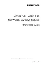 Avtech MEGAPIXEL WIRELESS NETWORK CAMERA SERIES Operation Manual preview