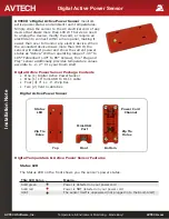 Preview for 1 page of Avtech RMA-DAP-SEN Installation Note