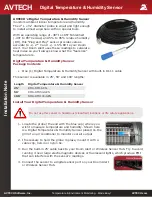 Preview for 1 page of Avtech RMA-DTH-SEN Installation Note