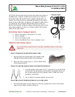 Avtech RMA-RE1-SEN Installation Notes preview