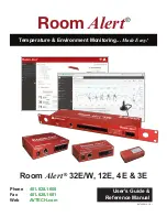 Preview for 1 page of Avtech Room Alert 12E User Manual