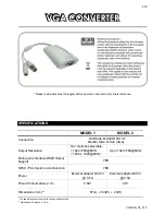 Preview for 1 page of Avtech VGA02A User Manual