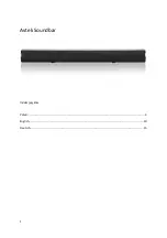 Preview for 1 page of Avtek Soundbar Manual