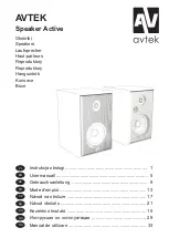 Avtek Speaker Active User Manual предпросмотр