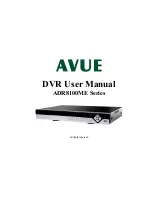 Предварительный просмотр 1 страницы Avue ADR8100ME Series User Manual