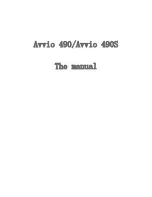 Avvio 490 Manual preview