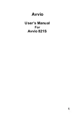 Avvio 821S User Manual предпросмотр