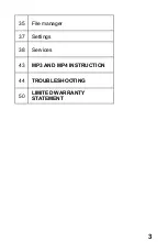 Предварительный просмотр 3 страницы Avvio 821S User Manual