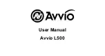 Avvio AL500 User Manual предпросмотр