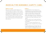 Preview for 4 page of Avyna 213 Safety Instructions