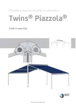 Preview for 1 page of AVZ Twins Piazzola Installation Instruction