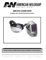 AW BREATH-CLEAN PAPR Installation, Operation, And Parts Manual preview