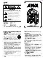 Предварительный просмотр 1 страницы AWA 2601 Instruction Manual