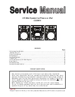 Preview for 1 page of AWA CD2961i Service Manual