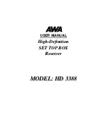 Preview for 1 page of AWA HD 3388 User Manual