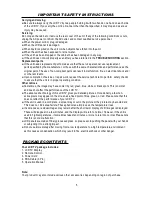 Preview for 6 page of AWA JTM19T212-TD Operation Manual