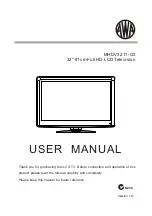 Preview for 1 page of AWA MHDV3211-O3 User Manual