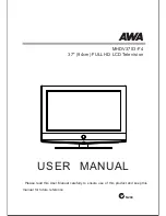 Preview for 1 page of AWA MHDV3703-F4 User Manual