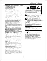 Preview for 4 page of AWA MSDV3213-03-D0 User Manual