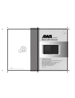 AWA TFTD94G Owner'S Manual предпросмотр