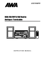 AWA UCE1168PR Instruction Manual preview