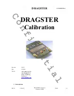 Awaiba Dragster V3-8K-3.5 Calibration Manual preview