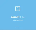 Awair Lite AWAIR0HD3 Quick Start Manual предпросмотр