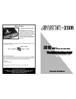 Preview for 1 page of Award Session JD10 MK2.3 Operating Instructions