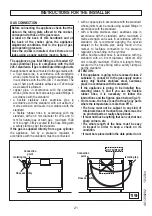 Preview for 21 page of Award A7061S Instructions And Advice For Installing, Using And Servicing