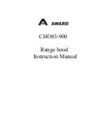 Preview for 1 page of Award CHO83-900 Instruction Manual