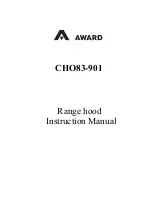 Award CHO83-901 Instruction Manual preview