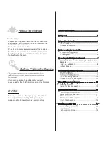 Preview for 4 page of Award D3602DW Instruction Manual