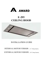 Preview for 1 page of Award E-295 Installation Manual