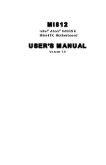 Award MI812 User Manual предпросмотр