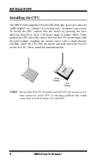 Preview for 10 page of Award MI930 User Manual