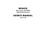 Award MI945X User Manual preview