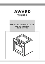 Award WO600/2 S Operating And Installation Instructions preview