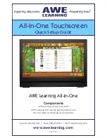 Предварительный просмотр 1 страницы AWE AA75 Quick Setup Manual