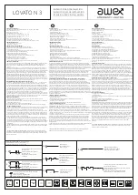 Preview for 2 page of Awex LOVATO N 3 Assembly Instructions Manual