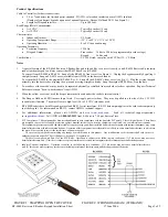 Предварительный просмотр 2 страницы AWID Sentinel-Prox KP-6840 Reader Installation Sheet