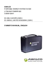 Preview for 1 page of AWILCO ES-500 Owner'S Manual