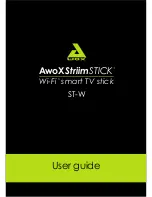 Awox AwoXStriimSTICK ST-W User Manual preview