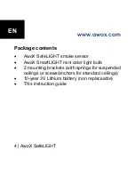 Предварительный просмотр 4 страницы Awox SafeLIGHT SFL-Bc4-GU10 User Manual